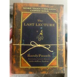 Book Hardback The Last Lecture Memoir Zaslow Carnegie Mellon